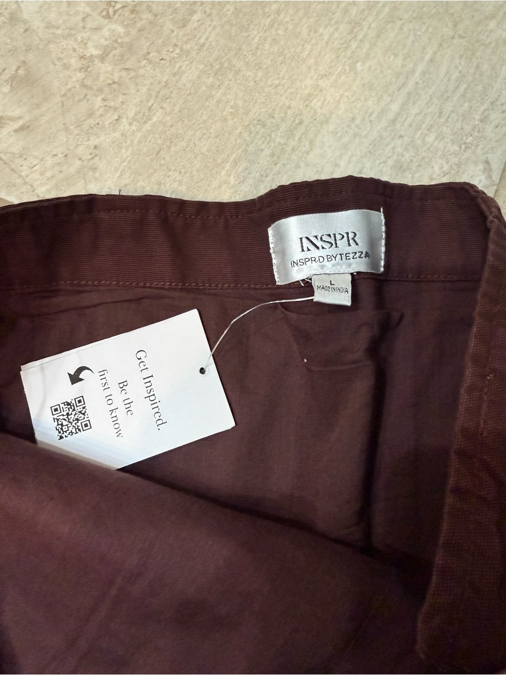 Inspire Strapless Brown Utility Skort - Picture 3 of 3